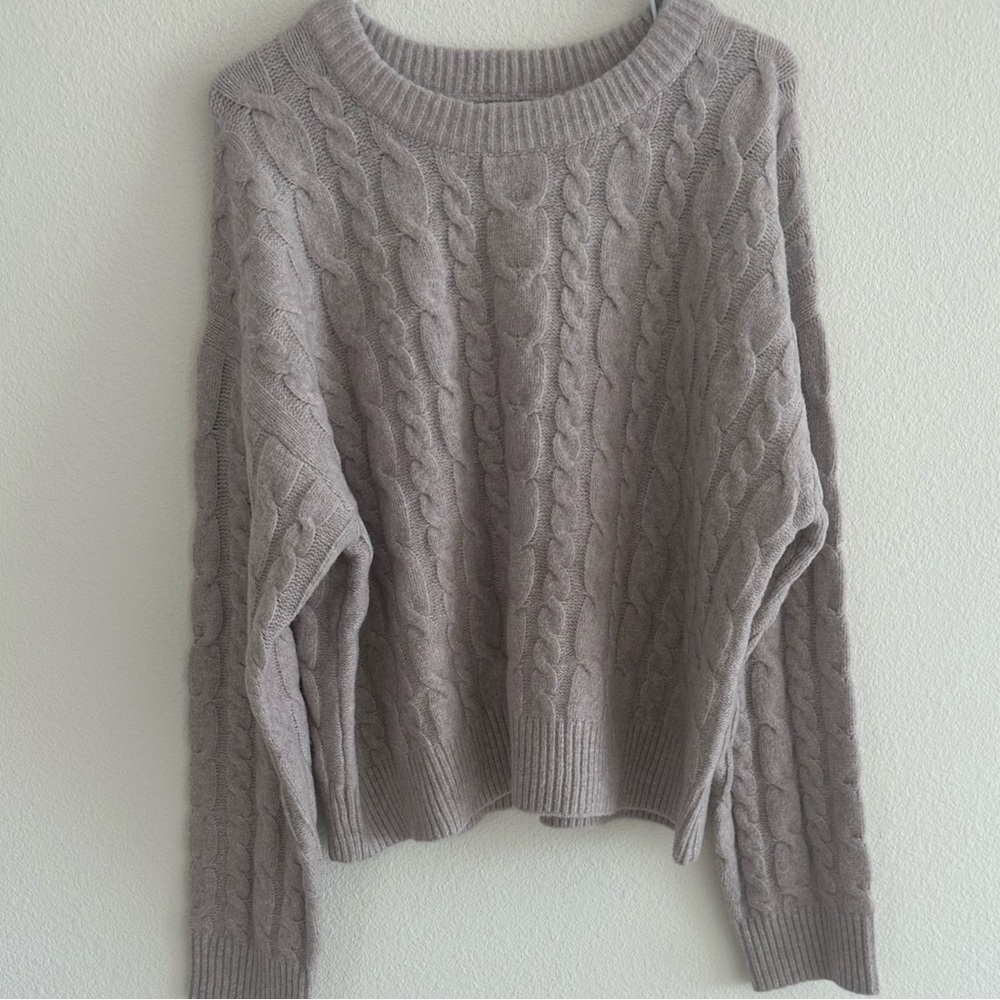 A New Day Cropped Crewneck pullover sweater
